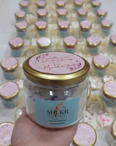 Candle Jar 250ml (Customized as per your requirement. Can be Perosnalised for your special occasions).