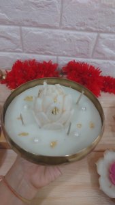 5 inch round hammered Urli