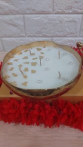 6.5 Inches Curved Gold Urli