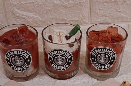 Coffee Latte Candle 180ml  (400 Rs each)