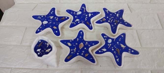 Concrete Candles (225 rs for each)